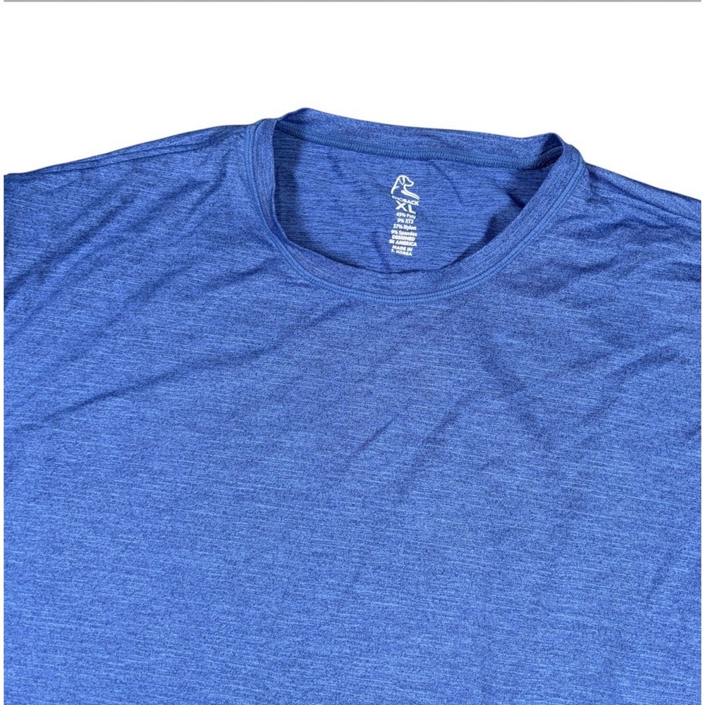 Rhoback Shirt Mens XL Blue Short Sleeve Crewneck Performance Athletic Running
